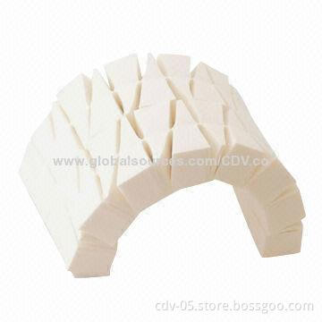 16-piece cosmetic sponge with anti-bacterial treatment sponge